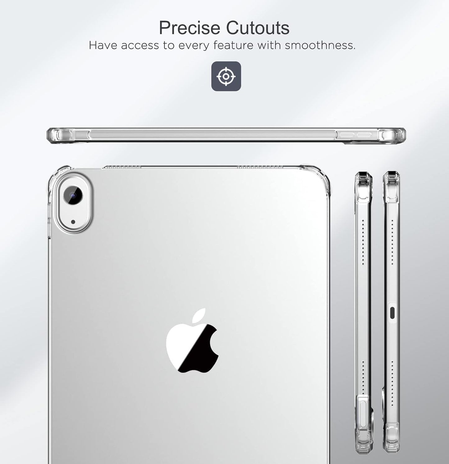 Clear Case for Ipad (A16) 11Th Generation 2025 11-Inch/10Th Generation 2022 10.9 Inch, Lightweight Soft TPU, Anti-Scratch Ultra Slim Protective Tablet Cover, Shockproof Impact Resistant, Clear