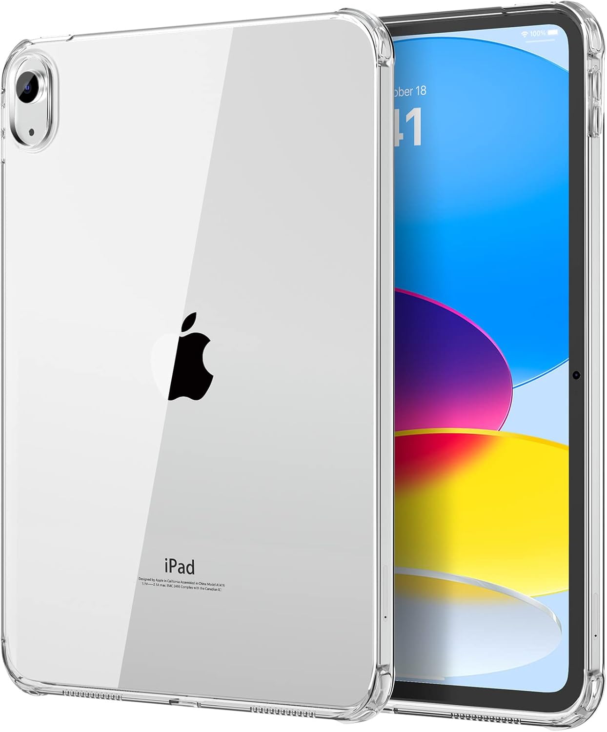 Clear Case for Ipad (A16) 11Th Generation 2025 11-Inch/10Th Generation 2022 10.9 Inch, Lightweight Soft TPU, Anti-Scratch Ultra Slim Protective Tablet Cover, Shockproof Impact Resistant, Clear